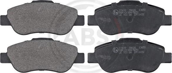 A.B.S. 37439 - Brake Pad Set, disc brake www.autospares.lv