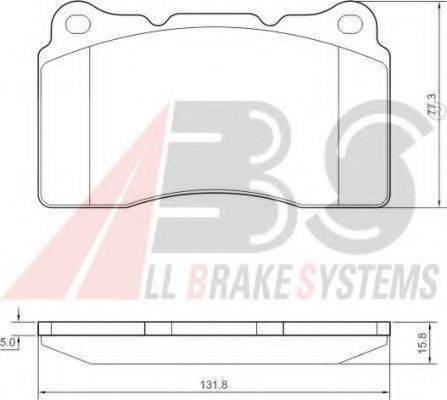 A.B.S. 37479 OE - Bremžu uzliku kompl., Disku bremzes www.autospares.lv