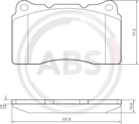 A.B.S. 37479 - Bremžu uzliku kompl., Disku bremzes autospares.lv