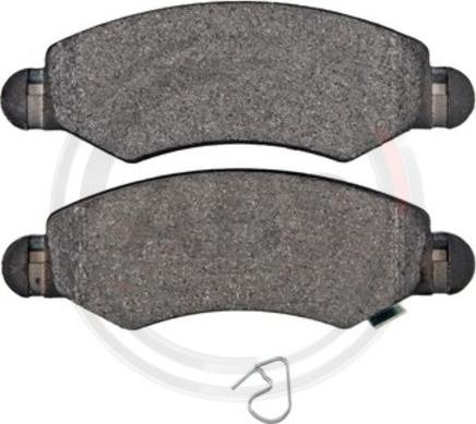 A.B.S. 37470 - Brake Pad Set, disc brake www.autospares.lv