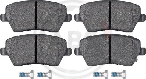 A.B.S. 37478 - Brake Pad Set, disc brake www.autospares.lv