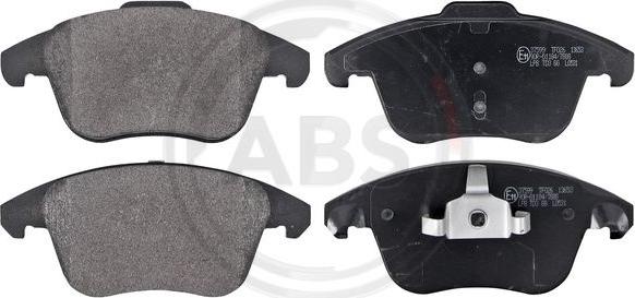 A.B.S. 37599 - Тормозные колодки, дисковые, комплект www.autospares.lv