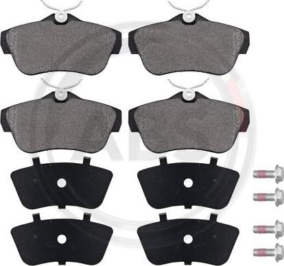 A.B.S. 37590 - Brake Pad Set, disc brake www.autospares.lv