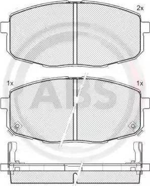 MK Kashiyama D11163M - Bremžu uzliku kompl., Disku bremzes www.autospares.lv