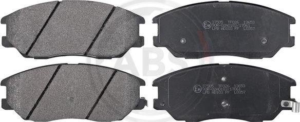 A.B.S. 37505 - Brake Pad Set, disc brake www.autospares.lv