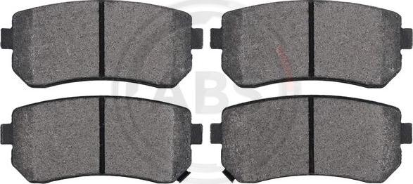 A.B.S. 37533 - Brake Pad Set, disc brake www.autospares.lv