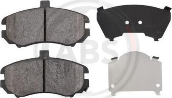 A.B.S. 37524 - Brake Pad Set, disc brake www.autospares.lv