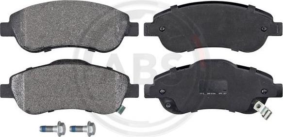 A.B.S. 37650 - Brake Pad Set, disc brake www.autospares.lv