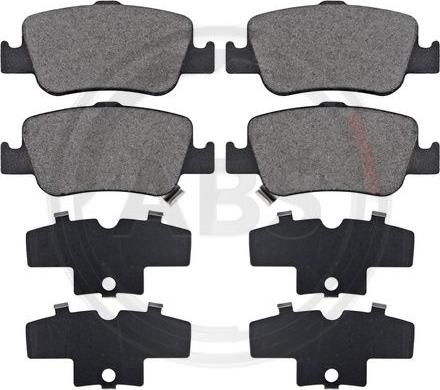 A.B.S. 37616 - Brake Pad Set, disc brake www.autospares.lv