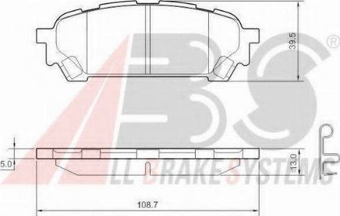 A.B.S. 37611 OE - Bremžu uzliku kompl., Disku bremzes www.autospares.lv