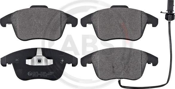 A.B.S. 37675 - Brake Pad Set, disc brake www.autospares.lv