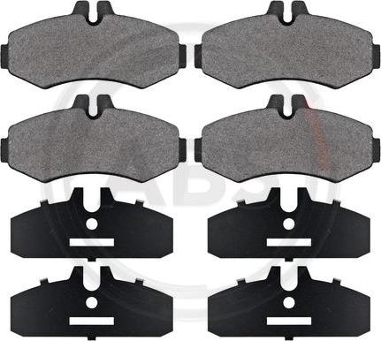 A.B.S. 37095 - Brake Pad Set, disc brake www.autospares.lv