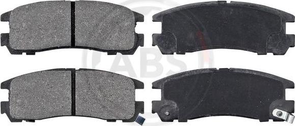 A.B.S. 37014 - Brake Pad Set, disc brake www.autospares.lv