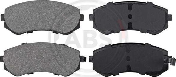 A.B.S. 37082 - Brake Pad Set, disc brake www.autospares.lv