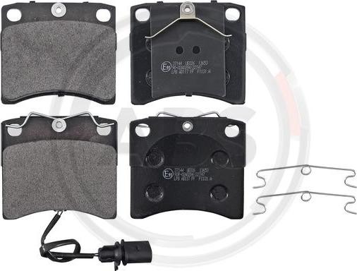 A.B.S. 37144 - Brake Pad Set, disc brake www.autospares.lv