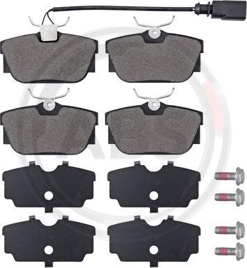 A.B.S. 37142 - Brake Pad Set, disc brake www.autospares.lv