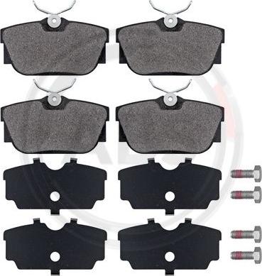 A.B.S. 37118 - Brake Pad Set, disc brake www.autospares.lv