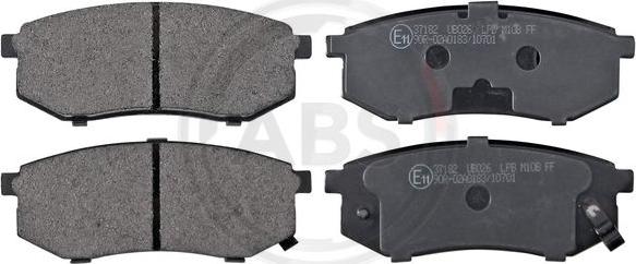 A.B.S. 37182 - Brake Pad Set, disc brake www.autospares.lv