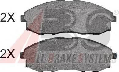 A.B.S. 37130 OE - Bremžu uzliku kompl., Disku bremzes www.autospares.lv