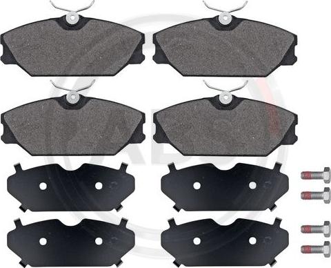 A.B.S. 37138 - Brake Pad Set, disc brake www.autospares.lv