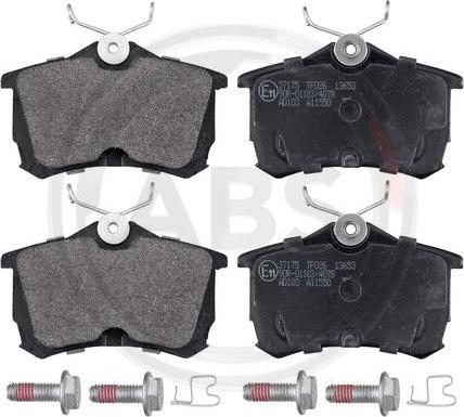 A.B.S. 37175 - Brake Pad Set, disc brake www.autospares.lv