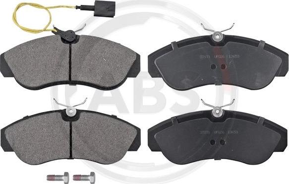 A.B.S. 37171 - Brake Pad Set, disc brake www.autospares.lv