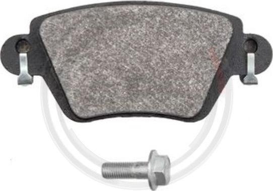 A.B.S. 37897 - Brake Pad Set, disc brake www.autospares.lv