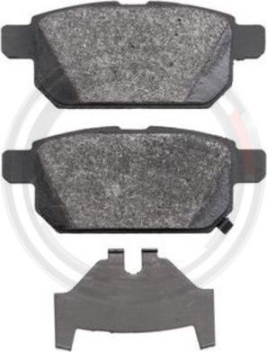 A.B.S. 37886 - Brake Pad Set, disc brake www.autospares.lv