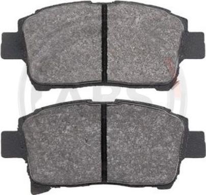 A.B.S. 37834 - Brake Pad Set, disc brake www.autospares.lv