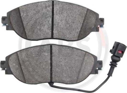 A.B.S. 37872 - Brake Pad Set, disc brake www.autospares.lv