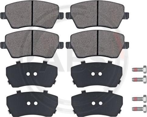 A.B.S. 37395 - Brake Pad Set, disc brake www.autospares.lv