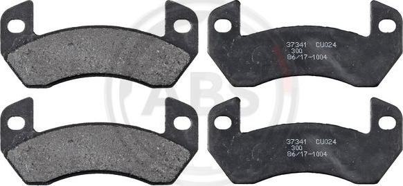 A.B.S. 37341 - Brake Pad Set, disc brake www.autospares.lv