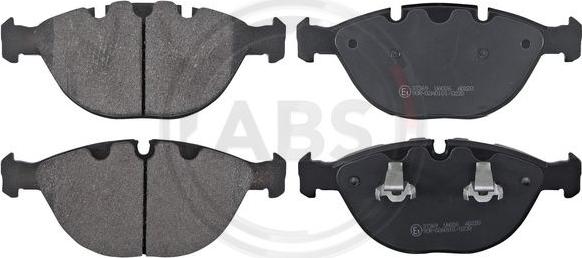 A.B.S. 37369 - Bremžu uzliku kompl., Disku bremzes www.autospares.lv