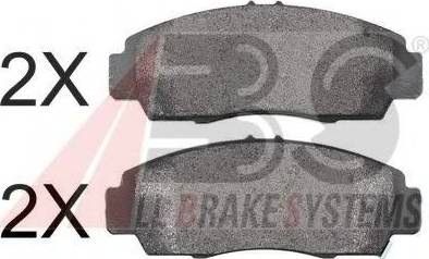 A.B.S. 37312 OE - Brake Pad Set, disc brake www.autospares.lv