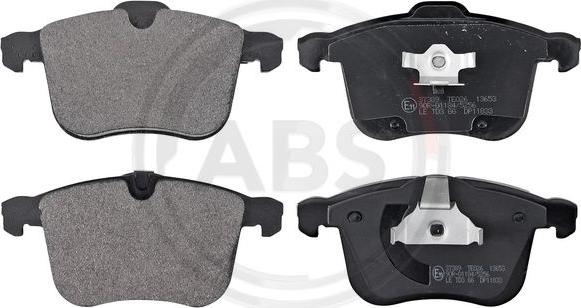 A.B.S. 37389 - Brake Pad Set, disc brake www.autospares.lv