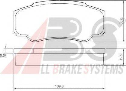 A.B.S. 37333 OE - Bremžu uzliku kompl., Disku bremzes www.autospares.lv