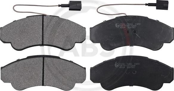 A.B.S. 37332 - Brake Pad Set, disc brake www.autospares.lv