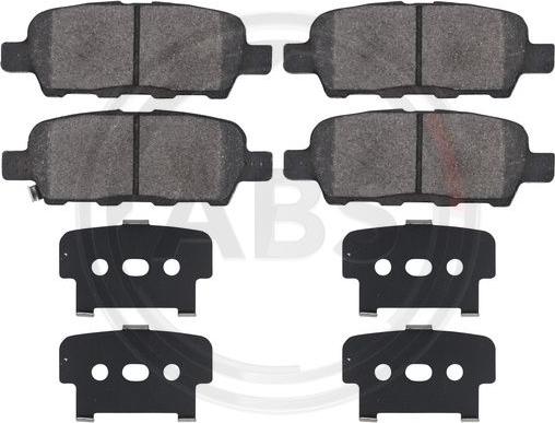 A.B.S. 37321 - Brake Pad Set, disc brake www.autospares.lv