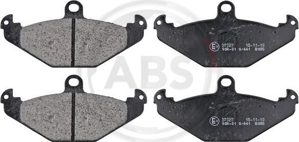 A.B.S. 37327 - Bremžu uzliku kompl., Disku bremzes www.autospares.lv