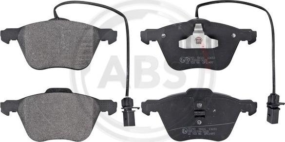 A.B.S. 37240 - Brake Pad Set, disc brake www.autospares.lv