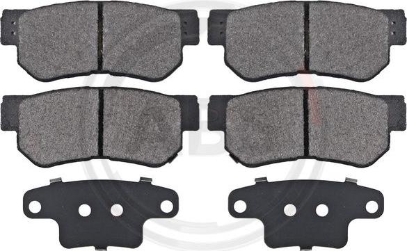 A.B.S. 37247 - Brake Pad Set, disc brake www.autospares.lv