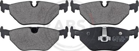 A.B.S. 37267 - Brake Pad Set, disc brake www.autospares.lv