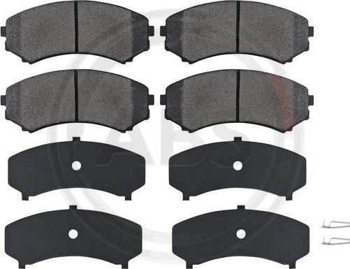 A.B.S. 37203 - Brake Pad Set, disc brake www.autospares.lv