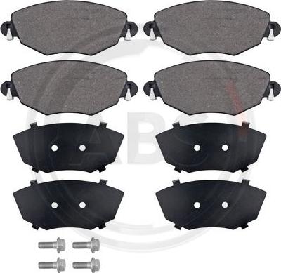 A.B.S. 37215 - Brake Pad Set, disc brake www.autospares.lv