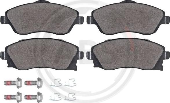 A.B.S. 37213 - Brake Pad Set, disc brake www.autospares.lv