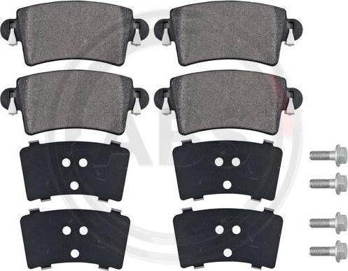 A.B.S. 37289 - Brake Pad Set, disc brake www.autospares.lv