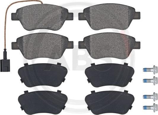 A.B.S. 37280 - Brake Pad Set, disc brake www.autospares.lv