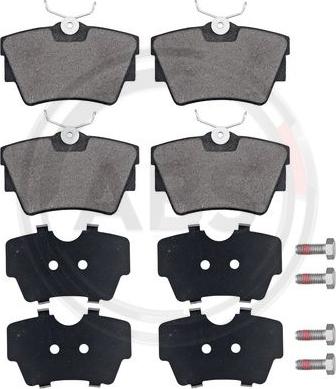 A.B.S. 37288 - Brake Pad Set, disc brake www.autospares.lv