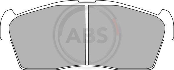 A.B.S. 37236 - Тормозные колодки, дисковые, комплект www.autospares.lv