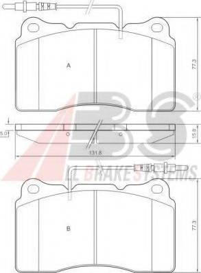 A.B.S. 37271 OE - Bremžu uzliku kompl., Disku bremzes www.autospares.lv